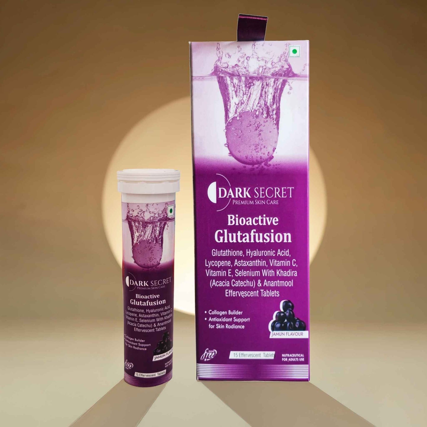 Dark Secret Effervescent Tablets– Bioactive Glutafusion (Jamun)