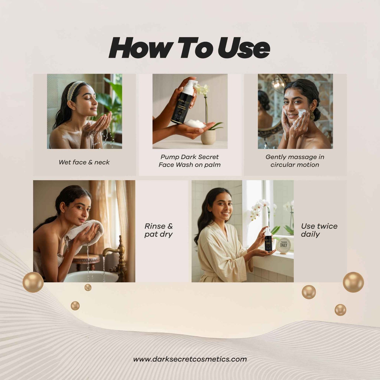 Dark Secret Foaming Face Wash