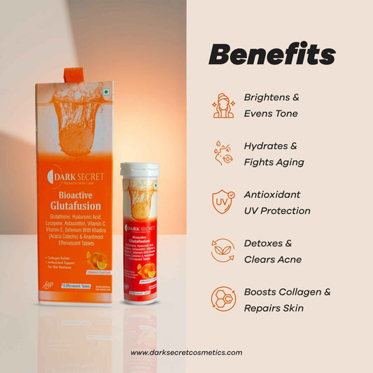 Dark Secret Effervescent Tablets– Bioactive Glutafusion (Orange)