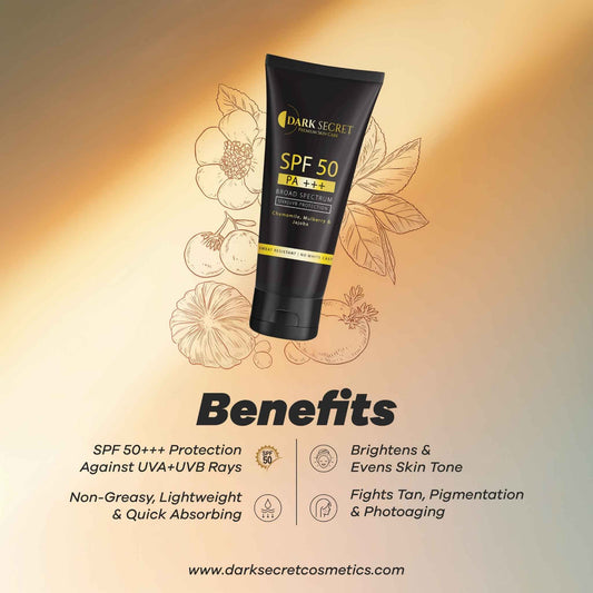 Dark Secret Sunscreen SPF 50