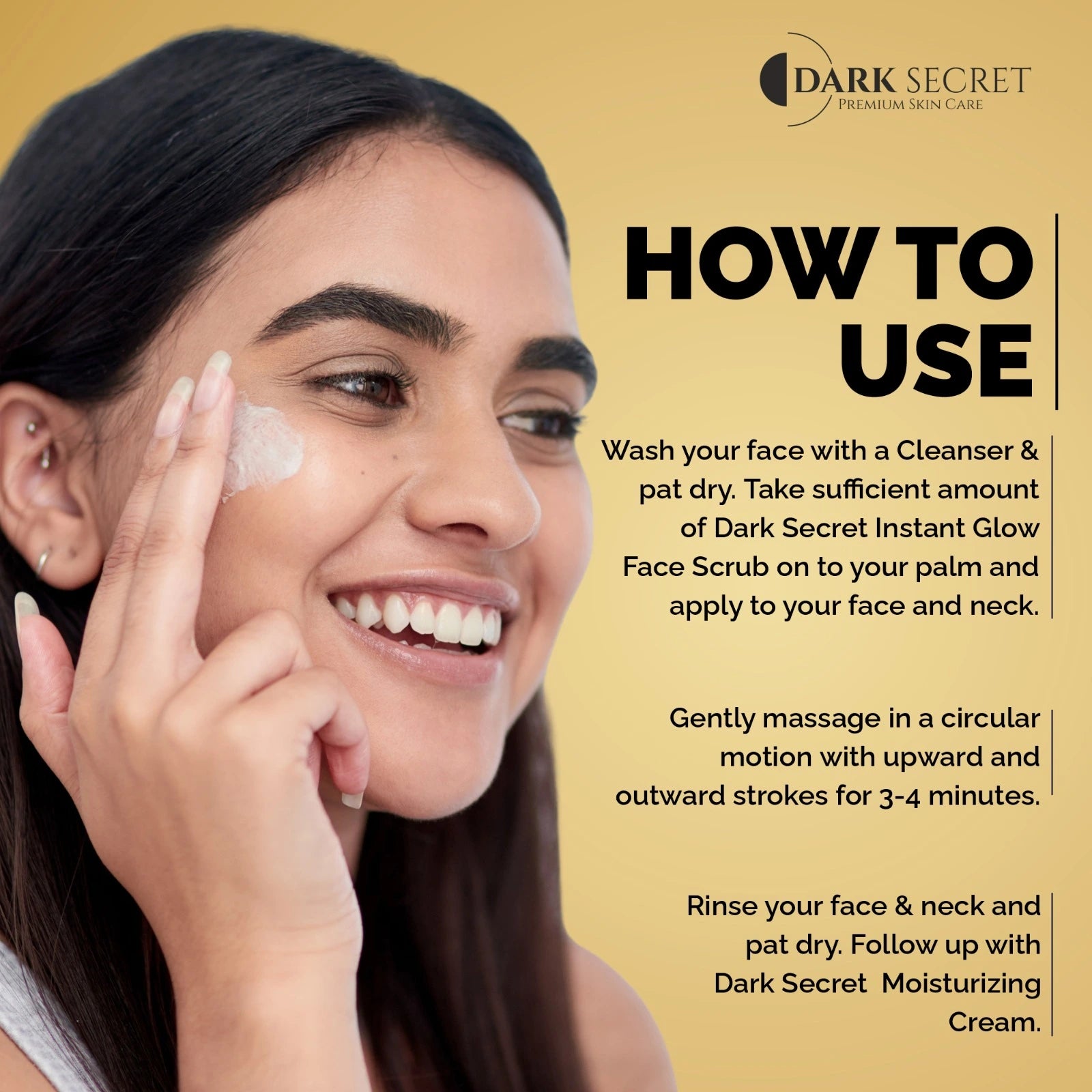 how to use face scrub 